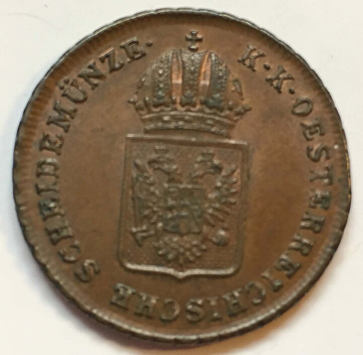 Österrike 1 kreuzer 1816 01