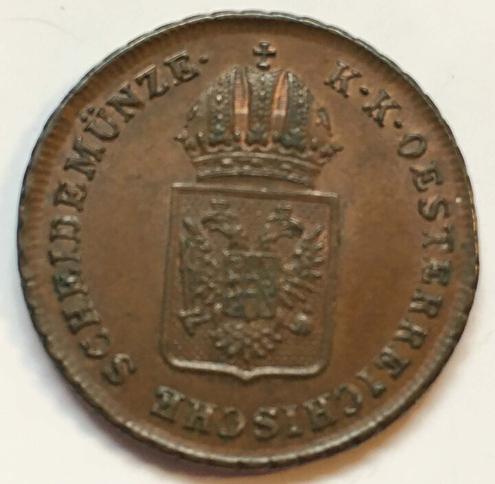 Österrike 1 kreuzer 1816 01