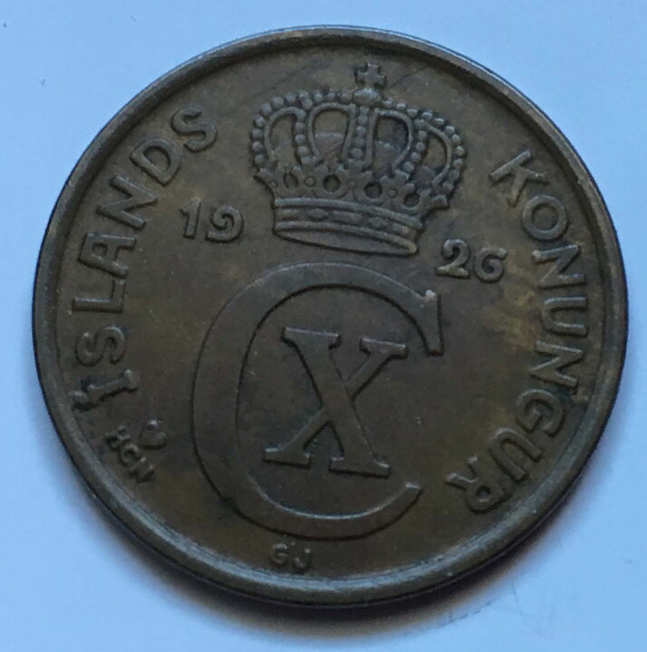 Island 5 aurar 1926 1+