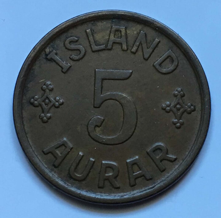 Island 5 aurar 1926 1+