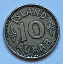 Island 10 aurar 1925 1/1+