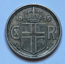 Island 10 aurar 1925 1/1+
