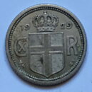 Island 10 aurar 1929 1+