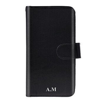 iPhone 13 Pro Magnetfodral 9 KORTPLATSER - MONOGRAM - Svart