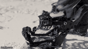 Nidecker Snowboard Binding Supermatic Step In Black - SMALL - 3