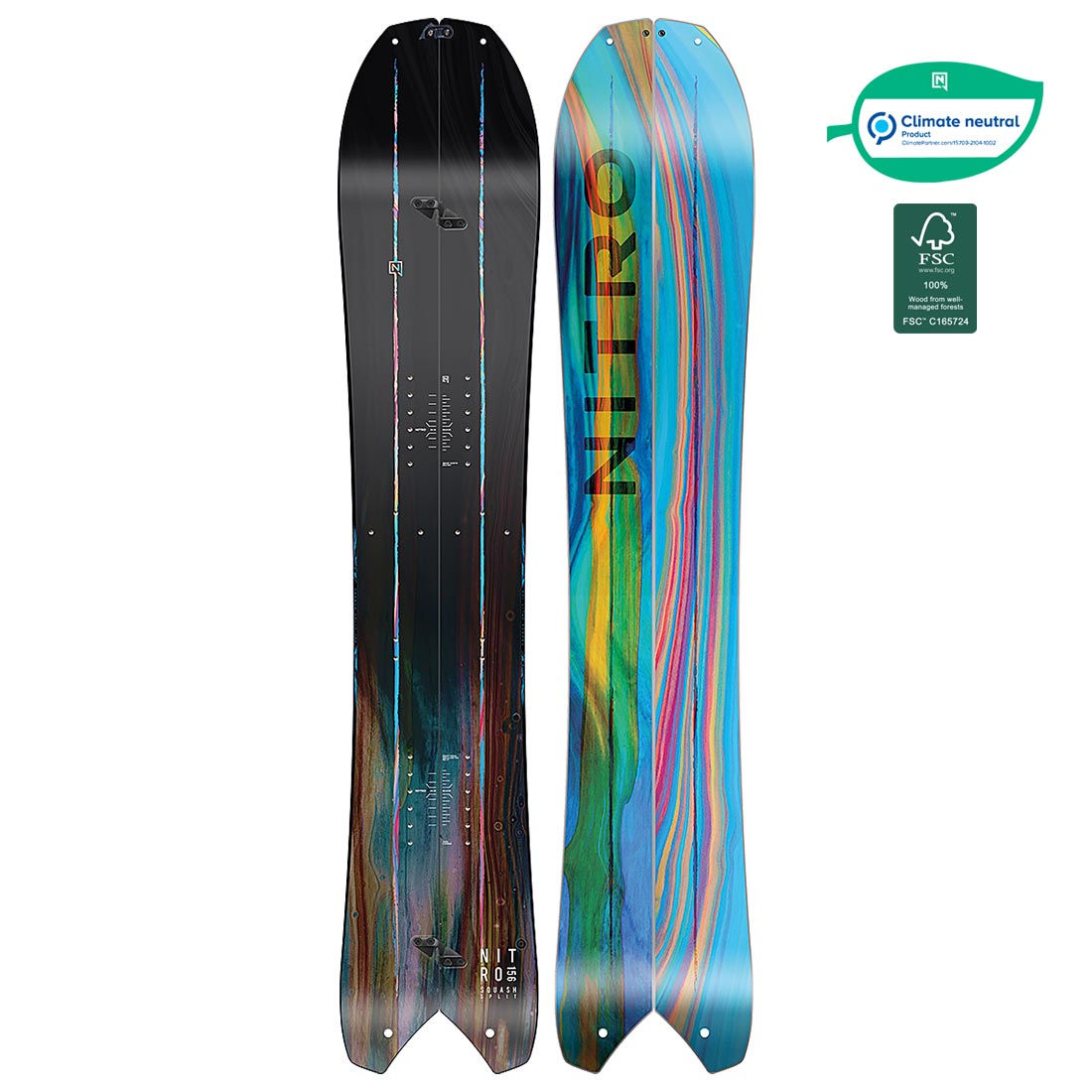 Nitro Splitboard Squash Split 156