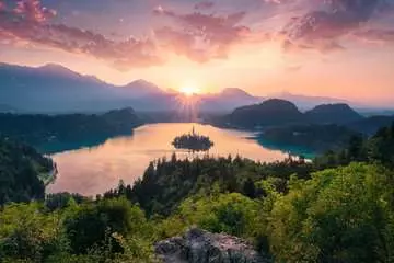Bleder Lake Slovenien 3000 Bitar Ravensburger