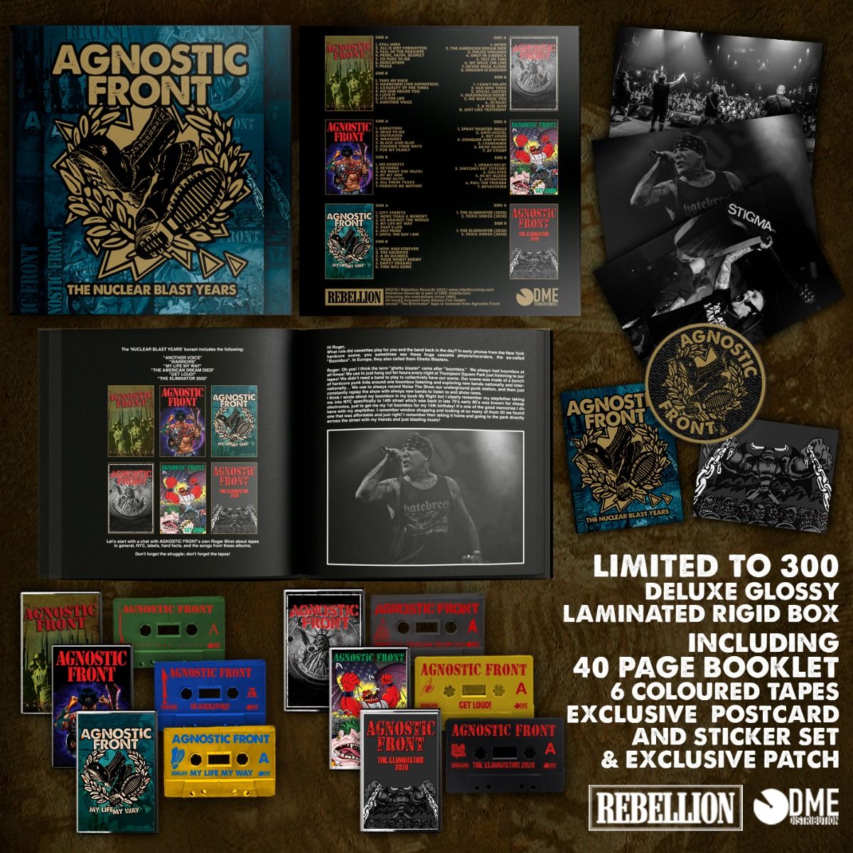 Agnostic Front - The Nuclear Blast Years (Boxset) - 6x Kassettband