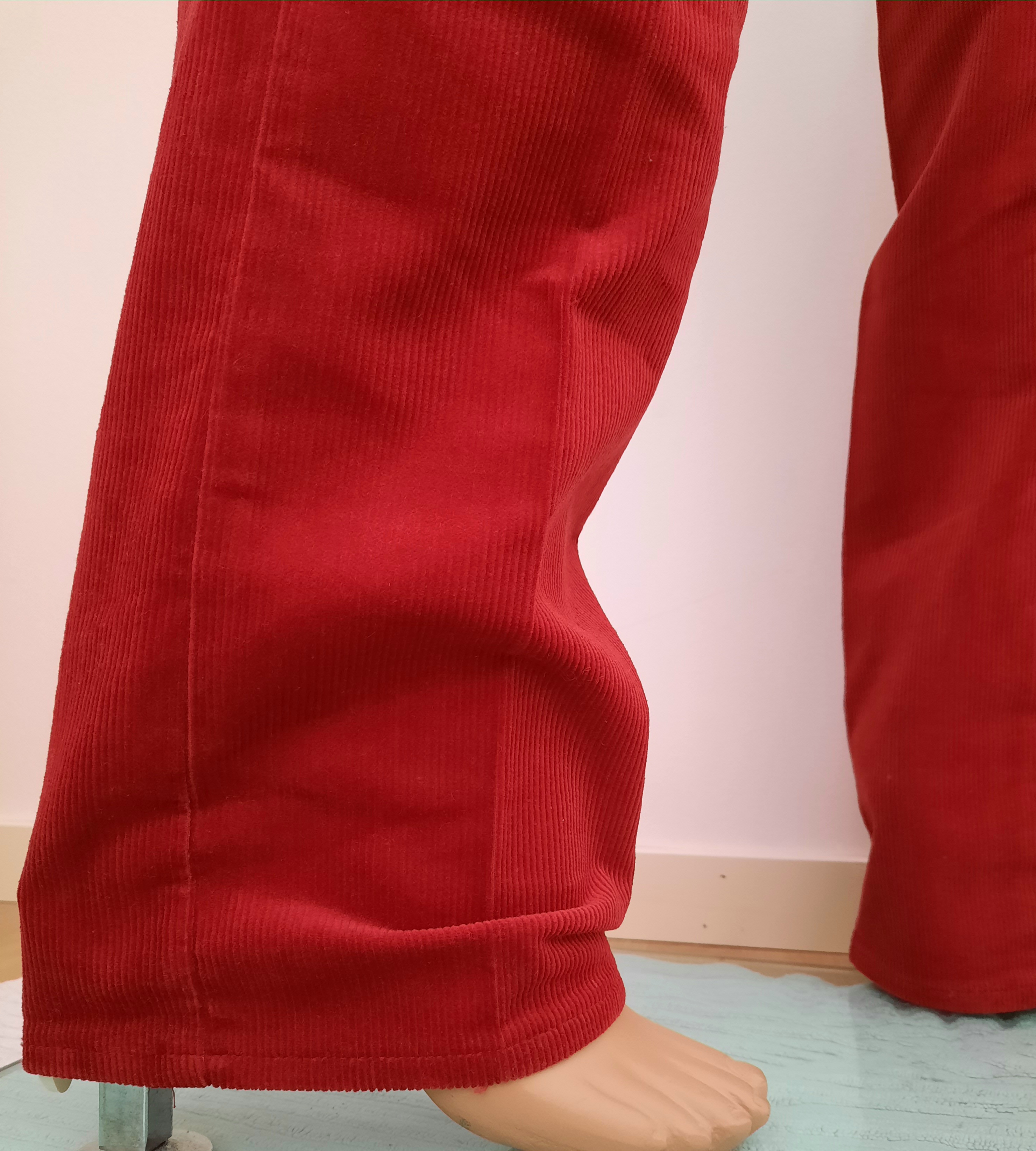 Wrangler 70-talsjeans vinröd manchester W29/L36, Vintage mint condition - 7