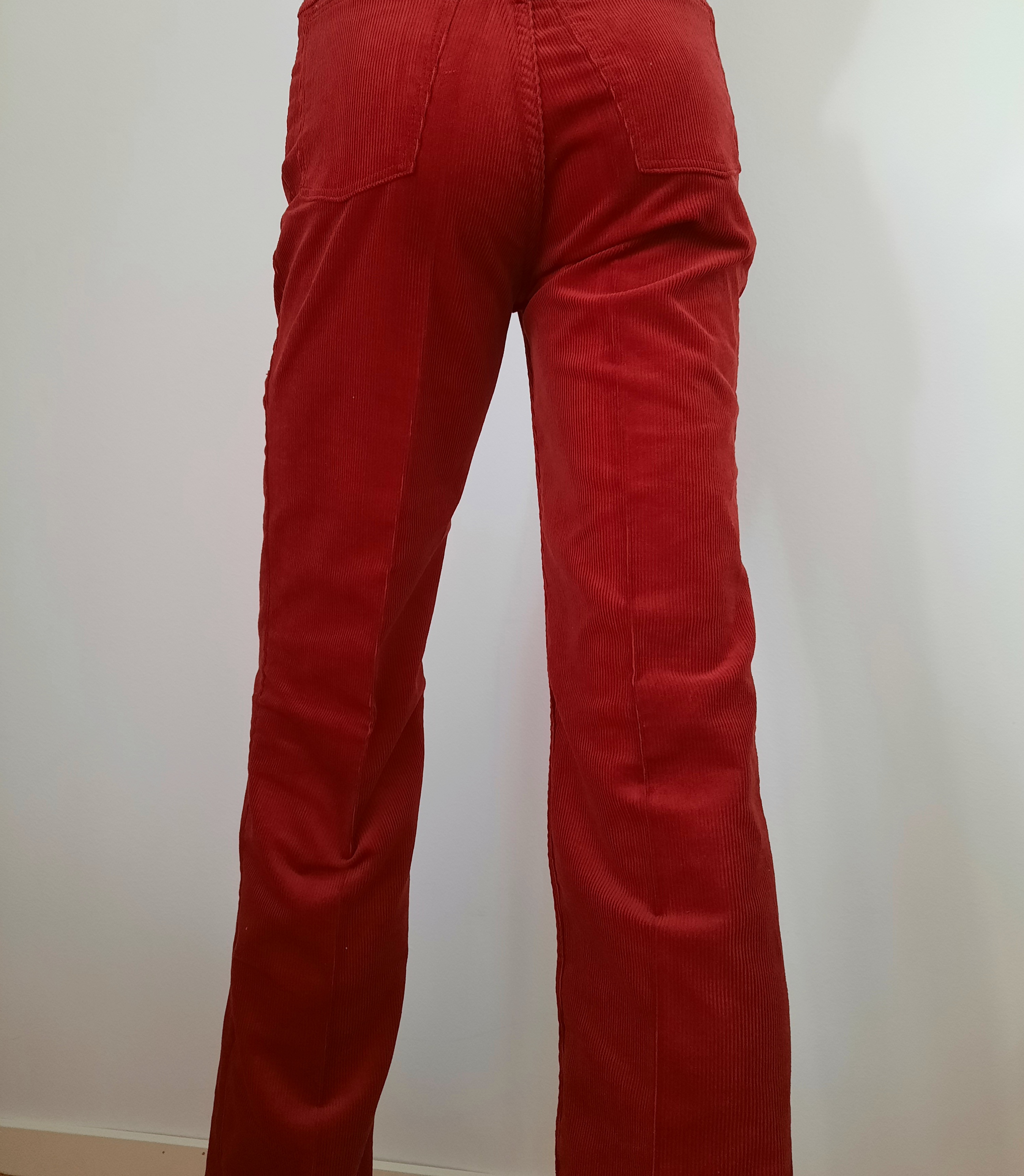 Wrangler 70-talsjeans vinröd manchester W29/L36, Vintage mint condition - 8