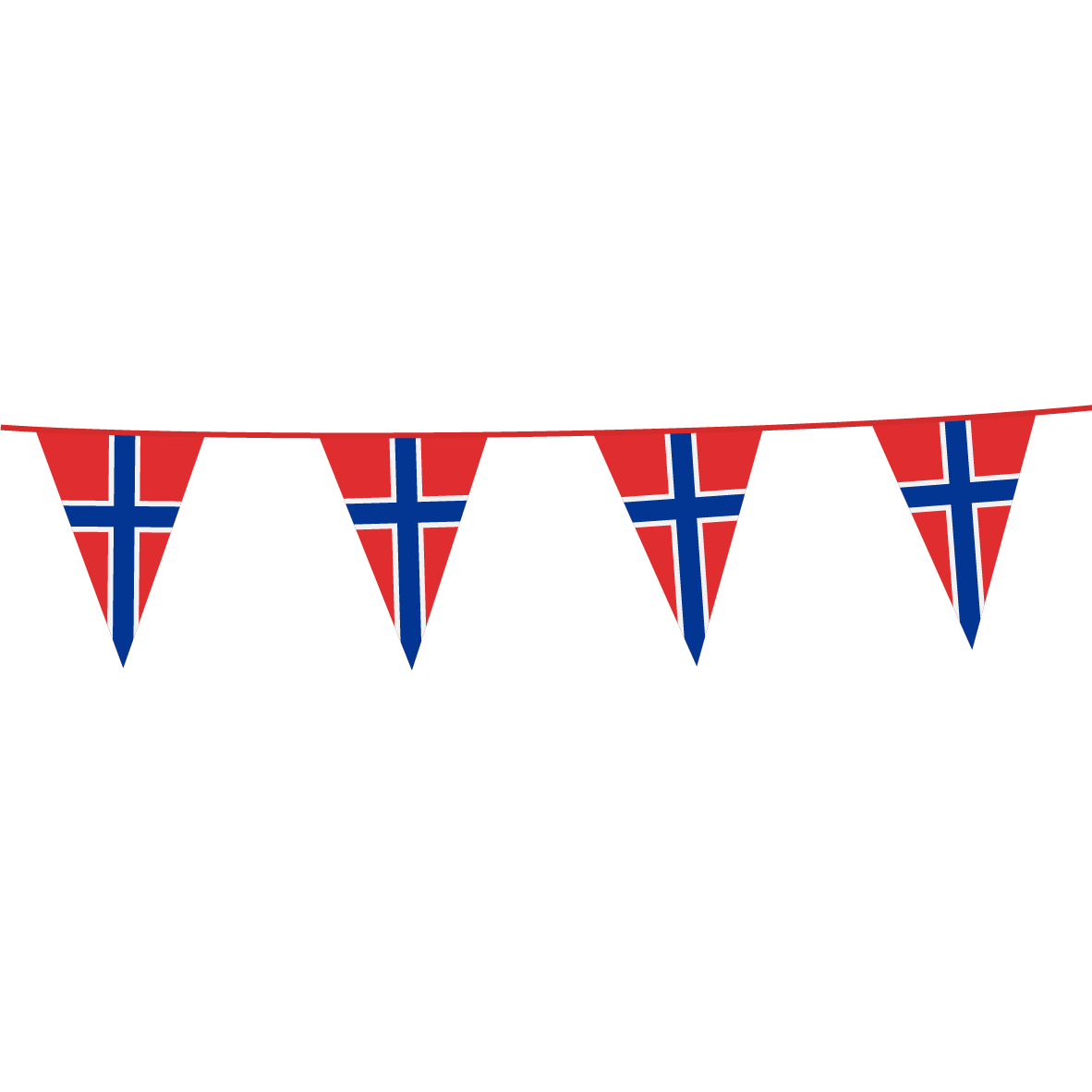 Vimpel Norge Flagga 10 m