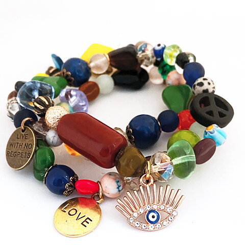 Frida Kahlo armband Live with no regrets Love