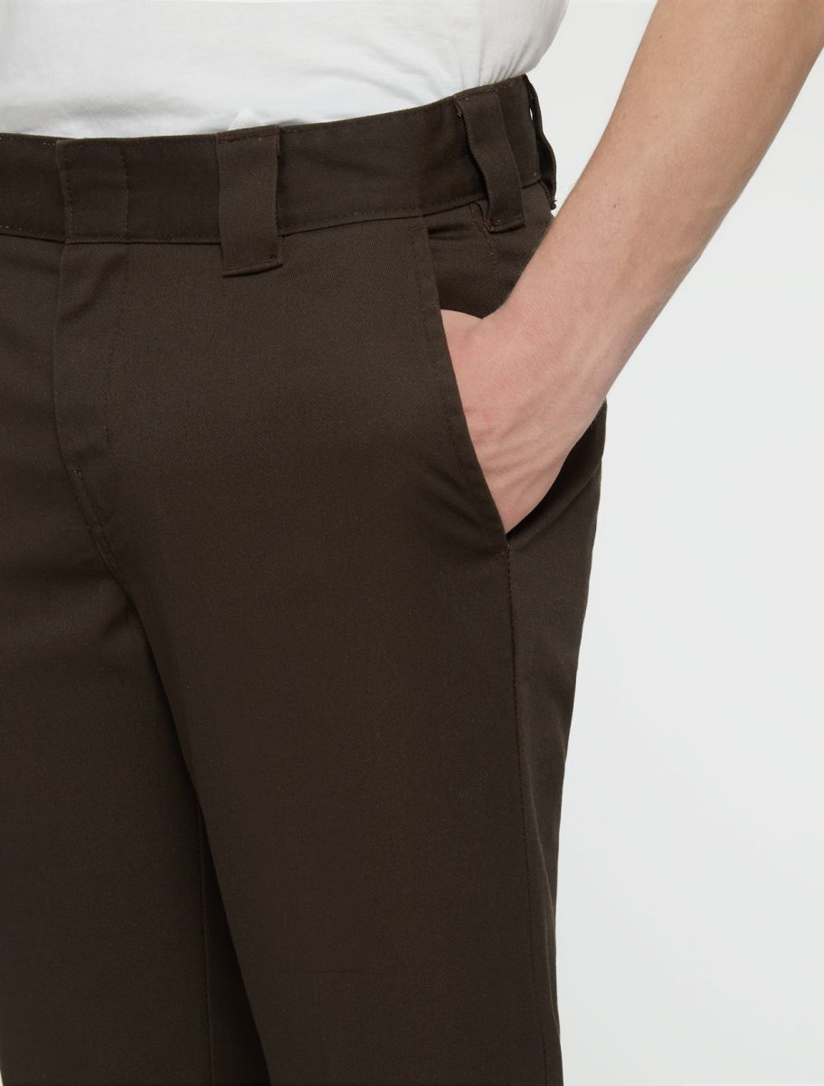 Dickies 872 Slim Fit Arbetsbyxor Dark Brown - 7