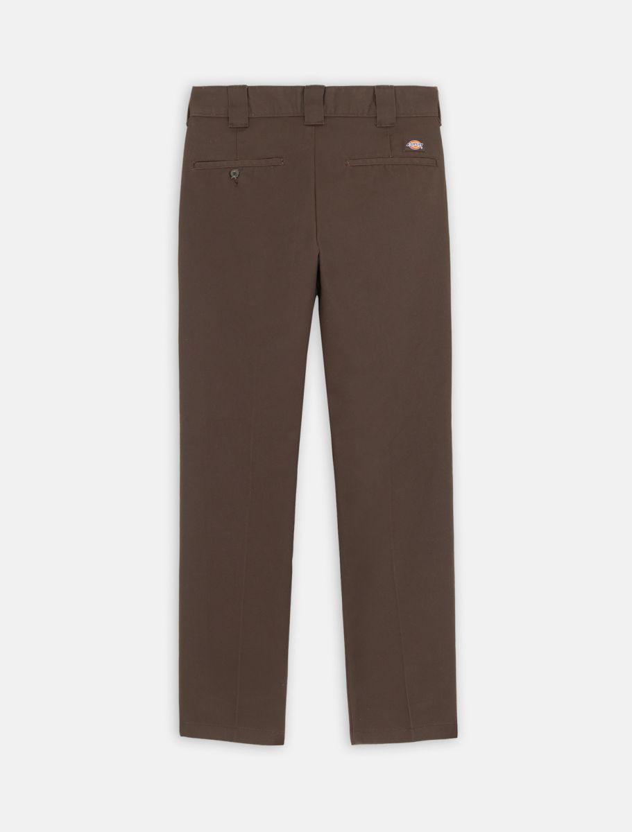 Dickies 872 Slim Fit Work Pants Dark Brown Boardwalk Surf Street