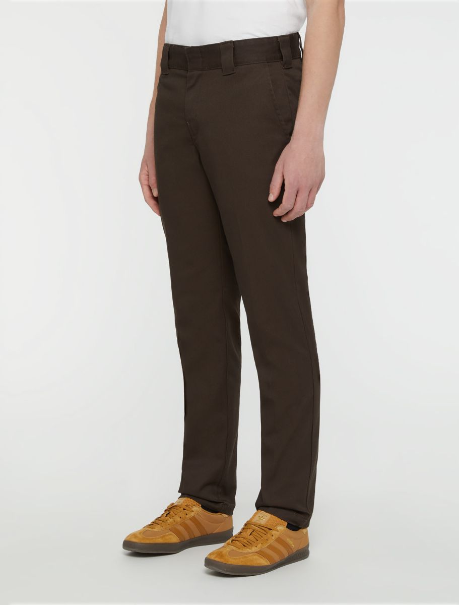 Dickies 872 Slim Fit Arbetsbyxor Dark Brown - 6