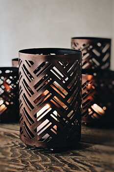 Maja Lykta - Herringbone 12x18 cm
