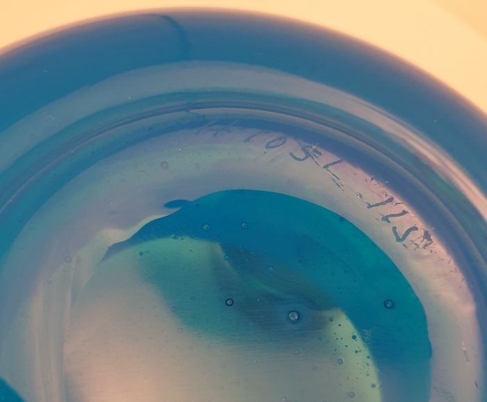 Höglund Erik Boda turquoise bowl - 3