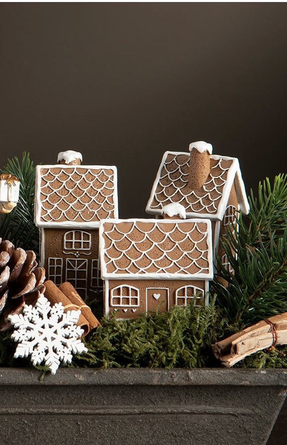 Gingerbread house - Stick/Decoration - 2-pack - 2