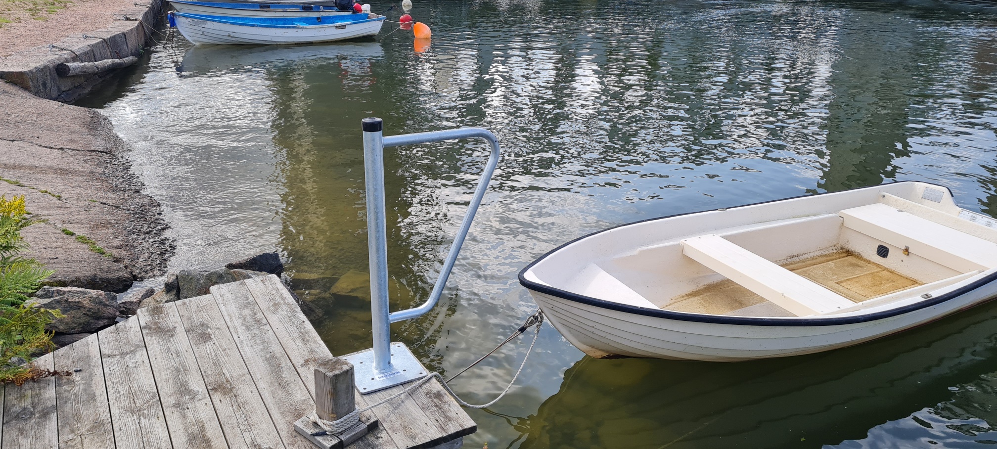 Bryggräcke för ökad säkerhet