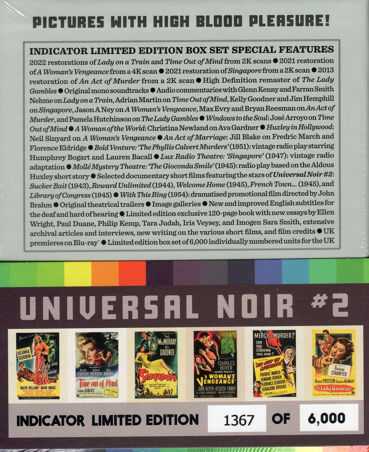 UNIVERSAL NOIR #2 Limited Edition (ej svensk text) (Blu-ray) - 2