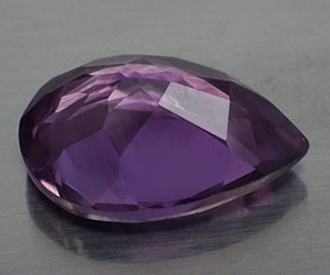 4.24 ct perfekt 14x10 mm dropp formad naturlig äkta ametist ädelsten - 2