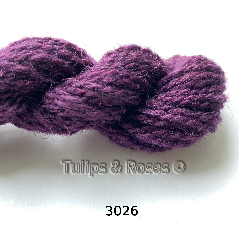 Tuna yllebroderigarn 6/2 Rosa och Lila nyanser - 10
