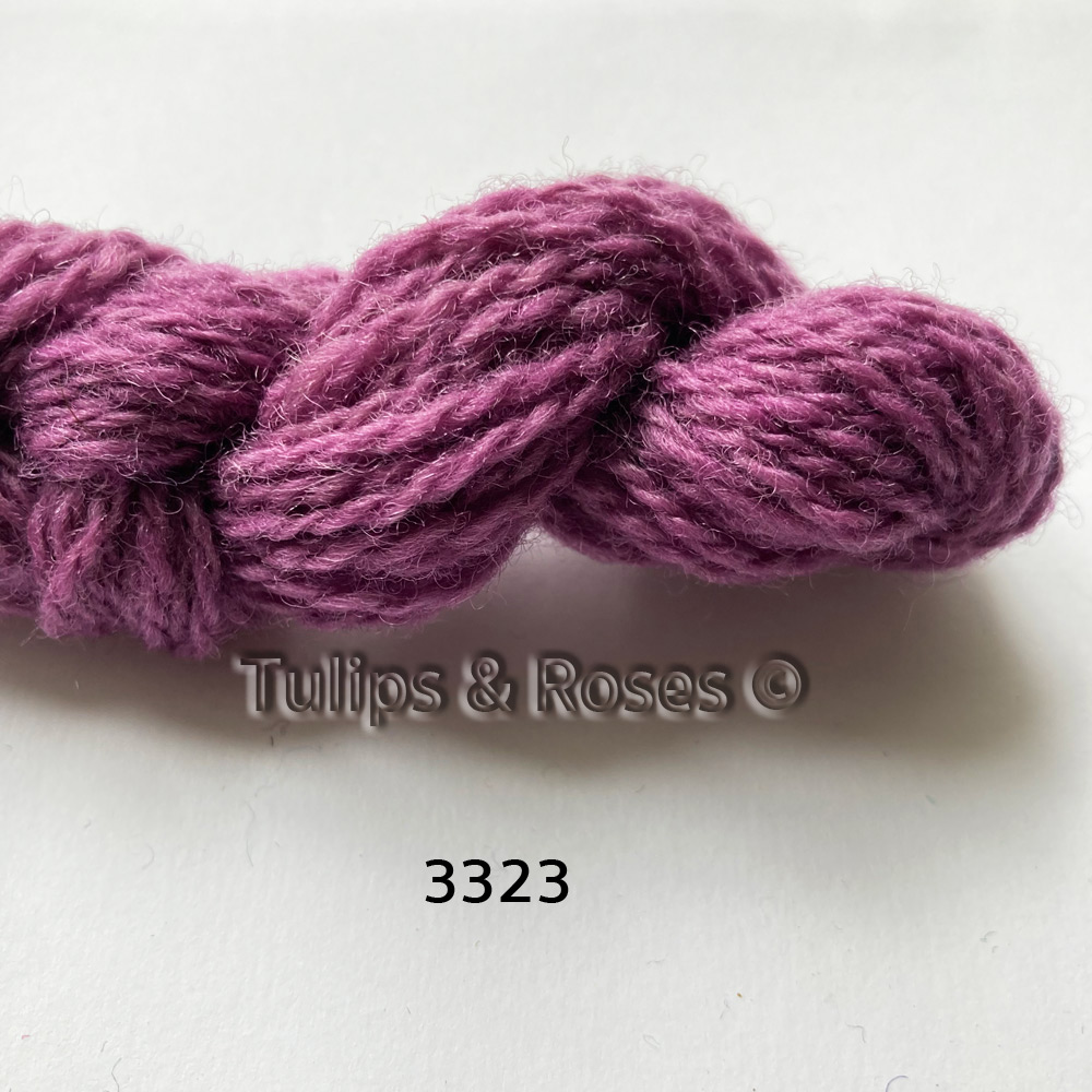 Tuna yllebroderigarn 6/2 Rosa och Lila nyanser - 9