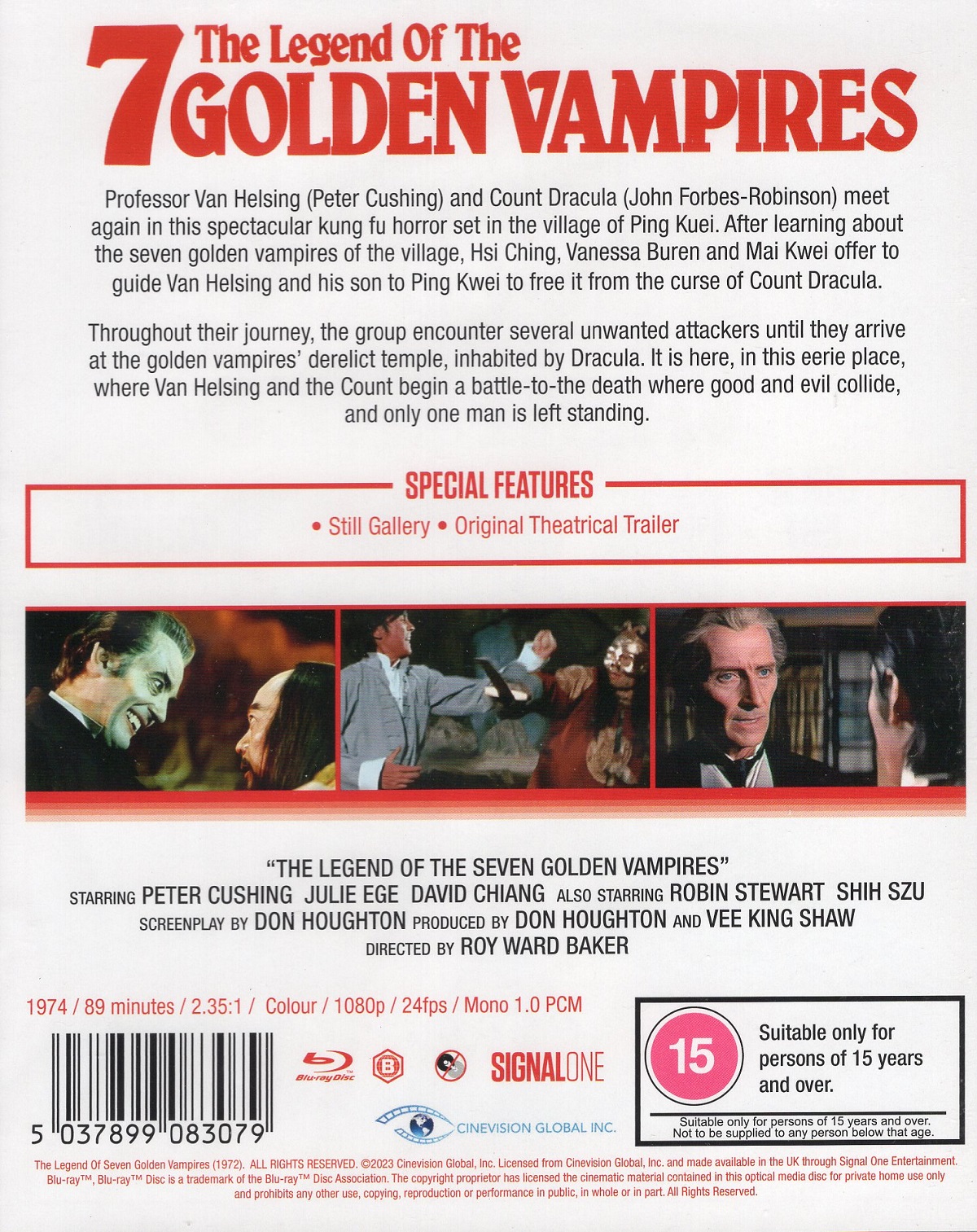 Legend of the 7 Golden Vampires (ej svensk text) (Blu-ray) - 2