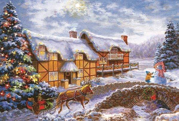 Julkalenderkort Landskap - 6