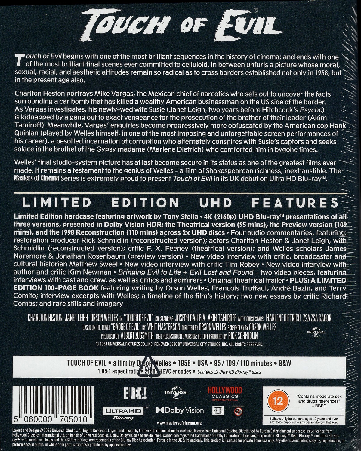 Touch of Evil (Limited Edition) (ej svensk text) (4K Ultra HD) - 2