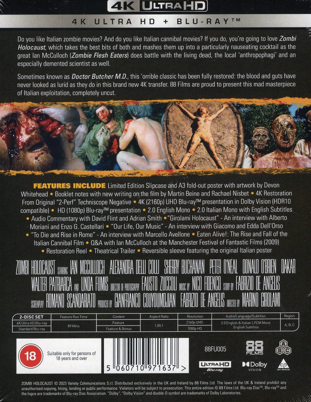 Zombi Holocaust (Limited Edition) (ej svensk text) (4K Ultra HD + Blu-ray) - 2