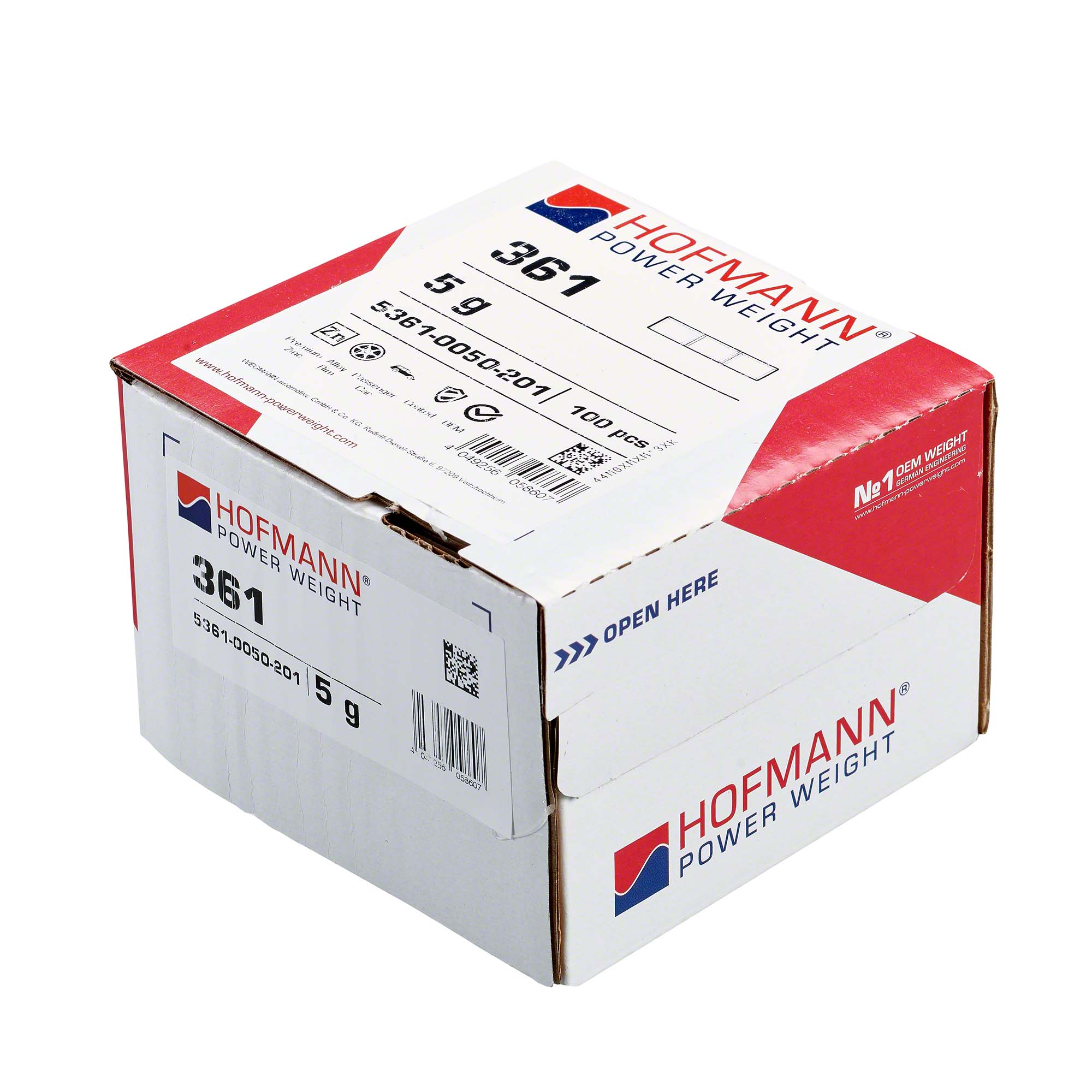 Hofmann klistervikter tunn, 5g x 100st Silver - 3