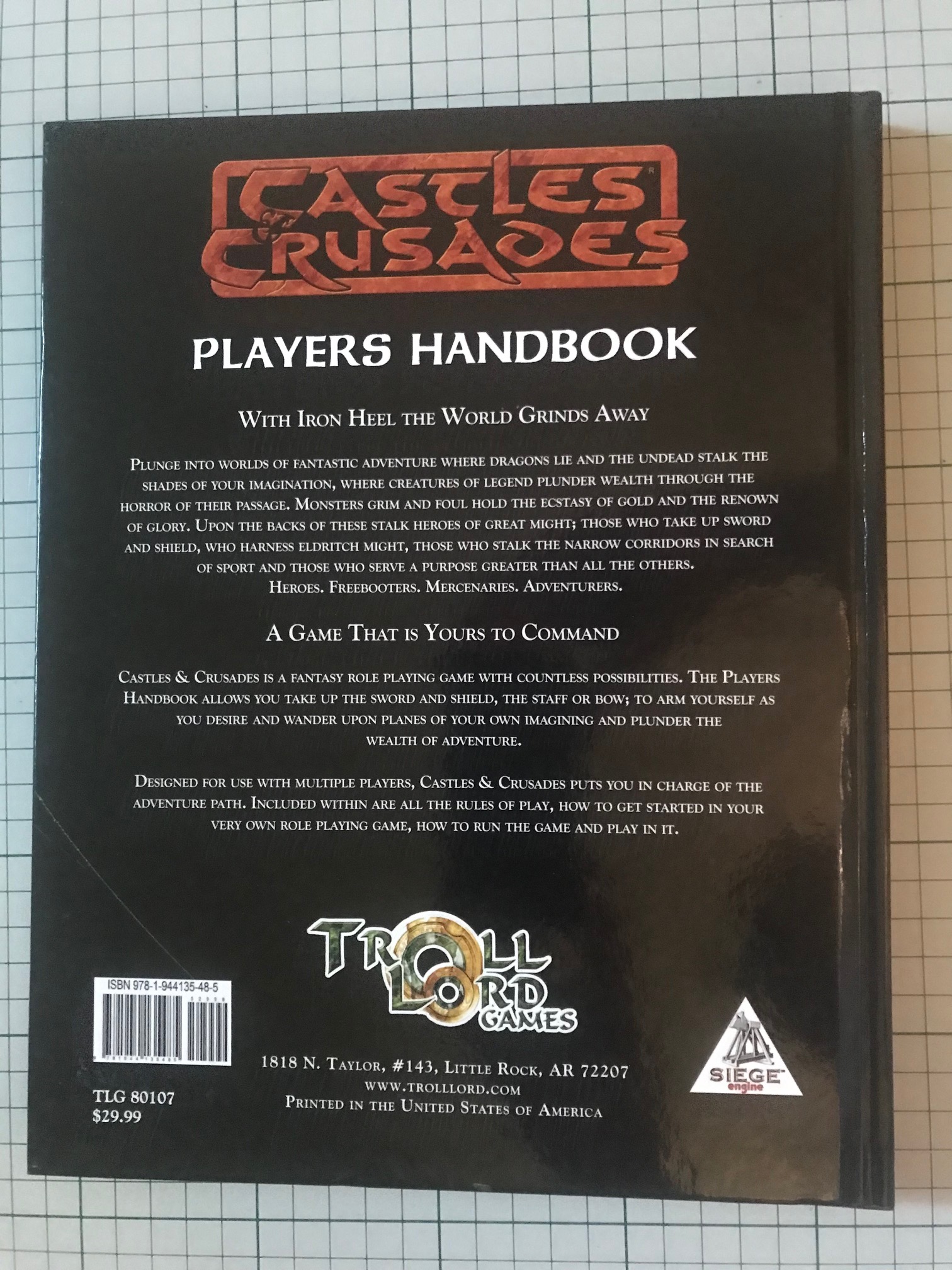 Castles & Crusades: Players Handbook (7th printing) - 2
