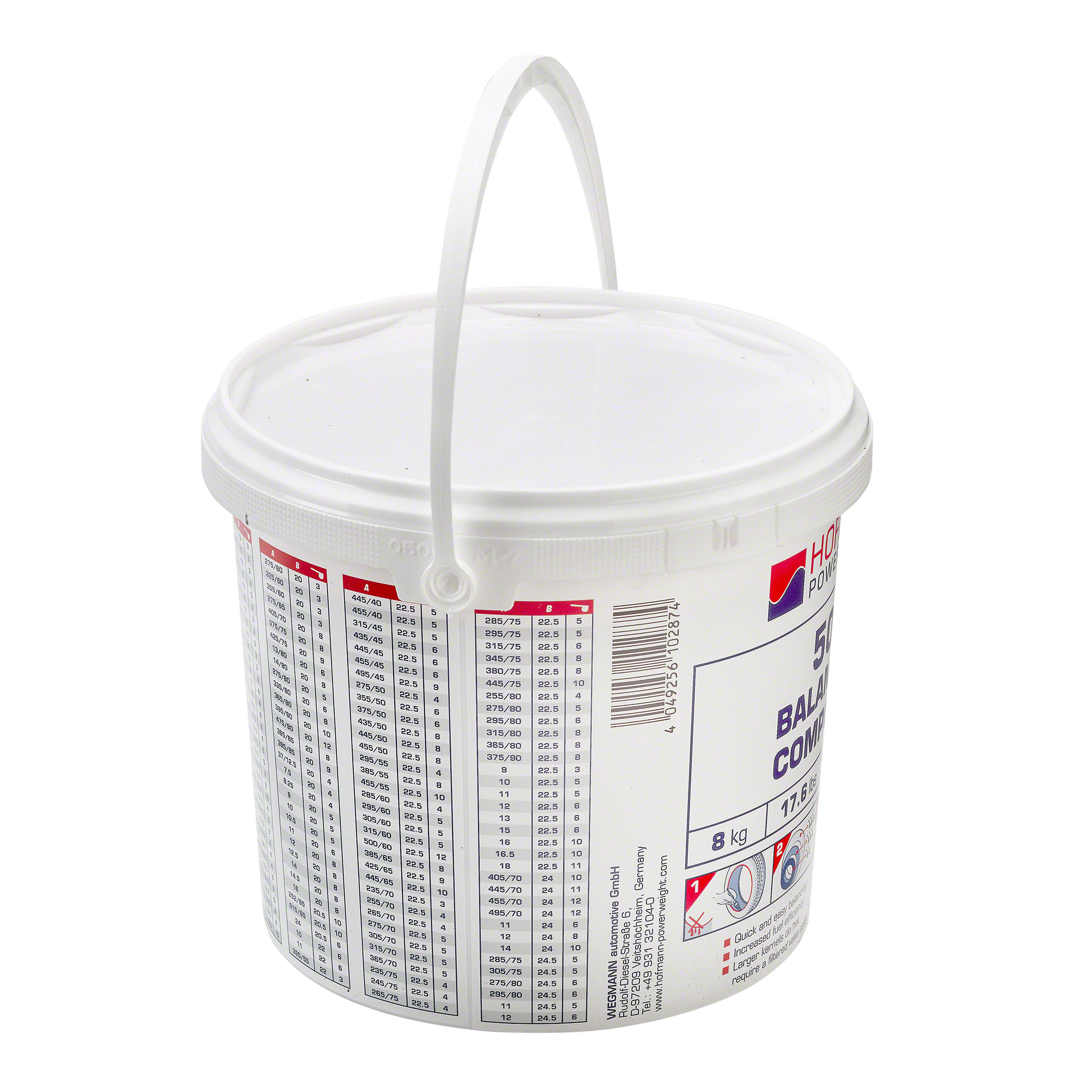 Balanseringspulver Hofmann 8kg - 2