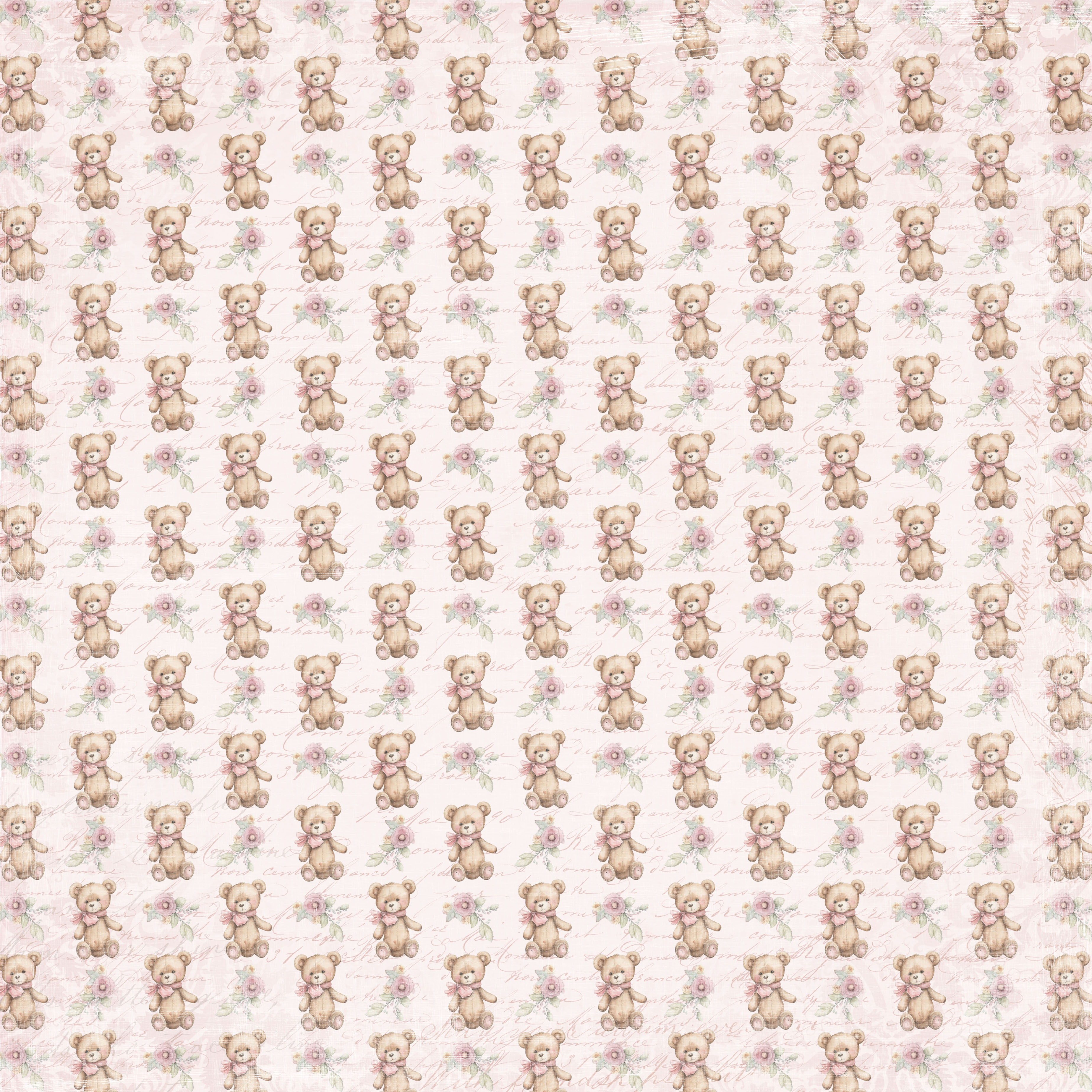 Reprint Teddy Baby Collektion 6"x6" - 4