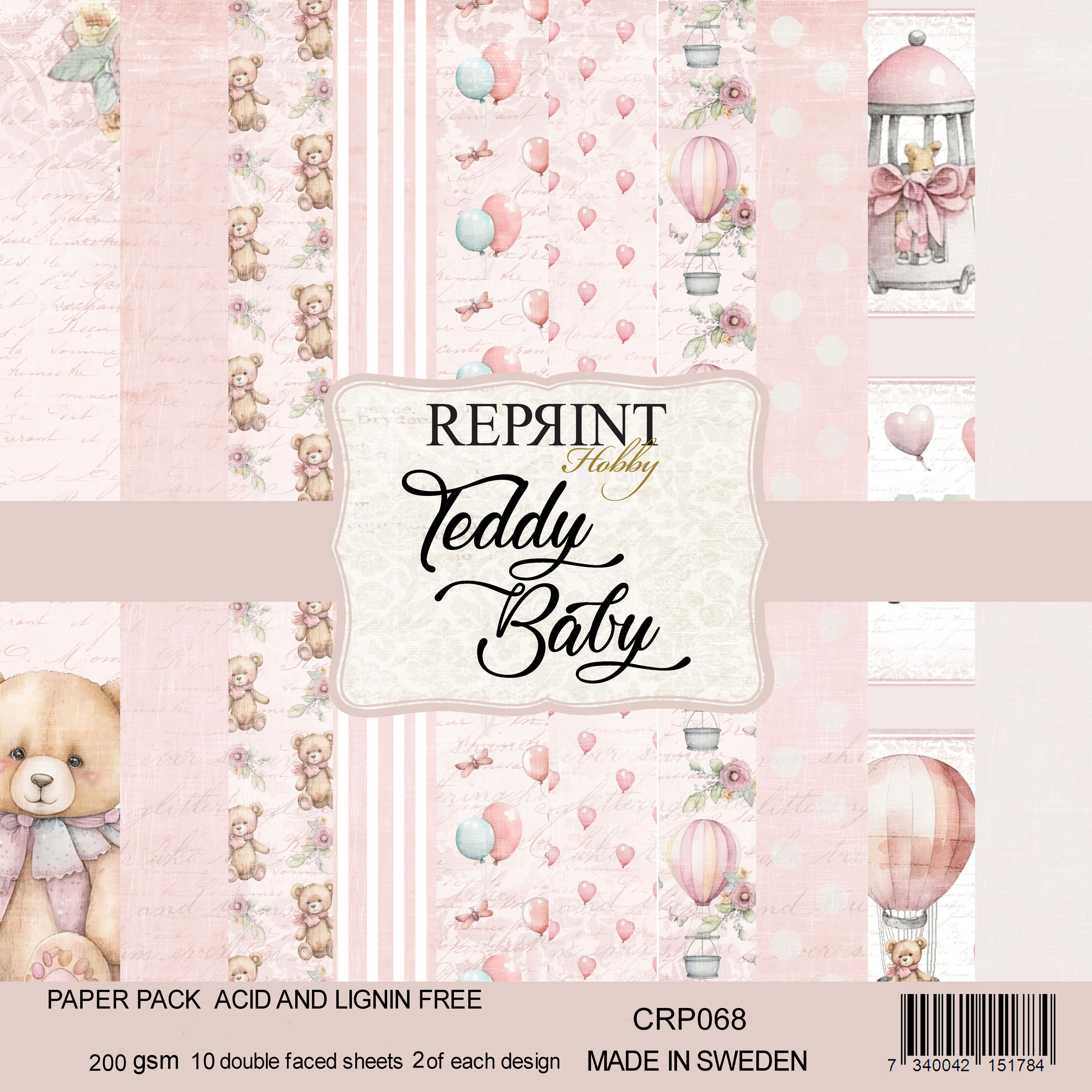  Reprint Teddy Baby Collection 12"x12"