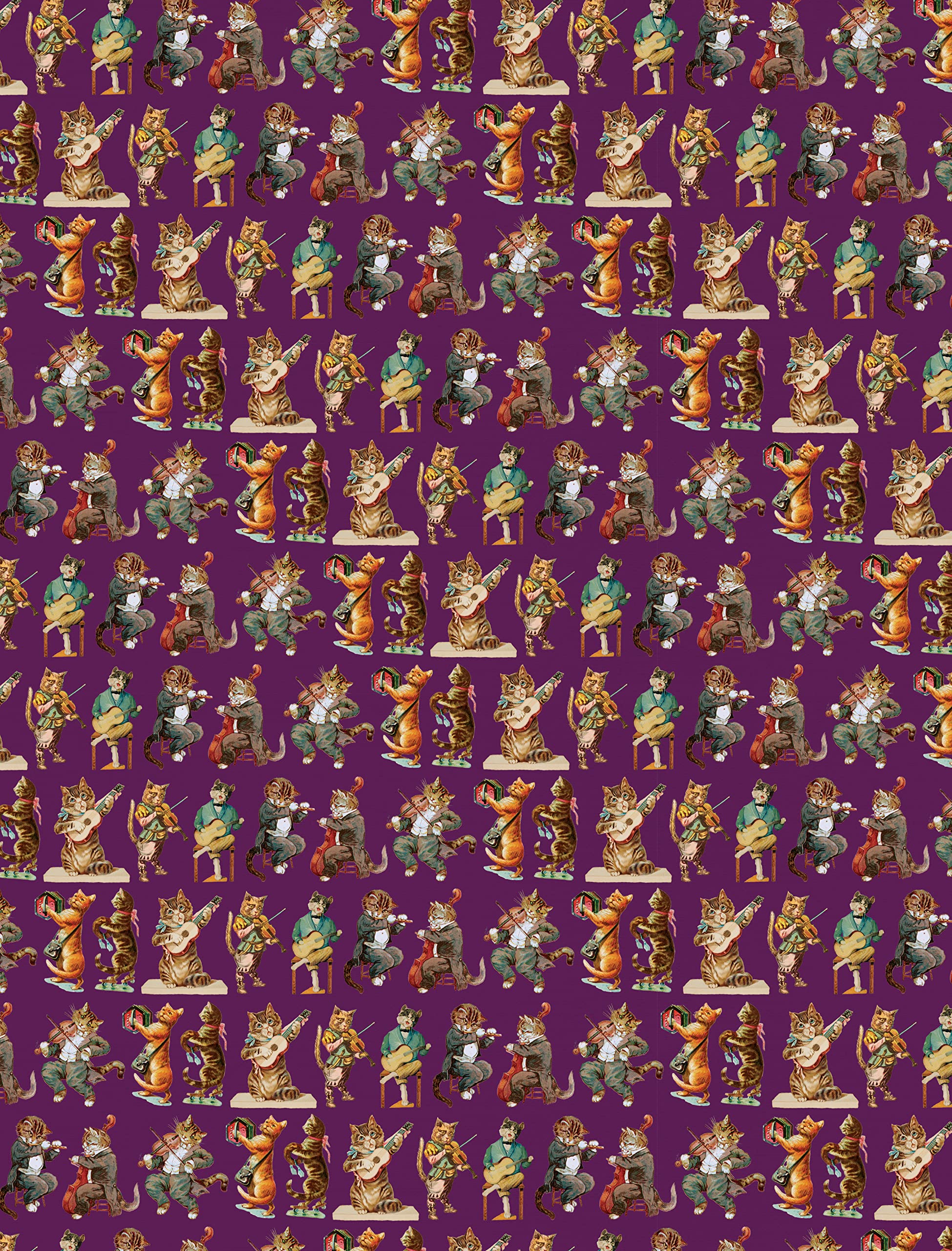 Cynthia Hart's Victoriana Cats: 12 Wrapping Papers and Gift Tags - 4