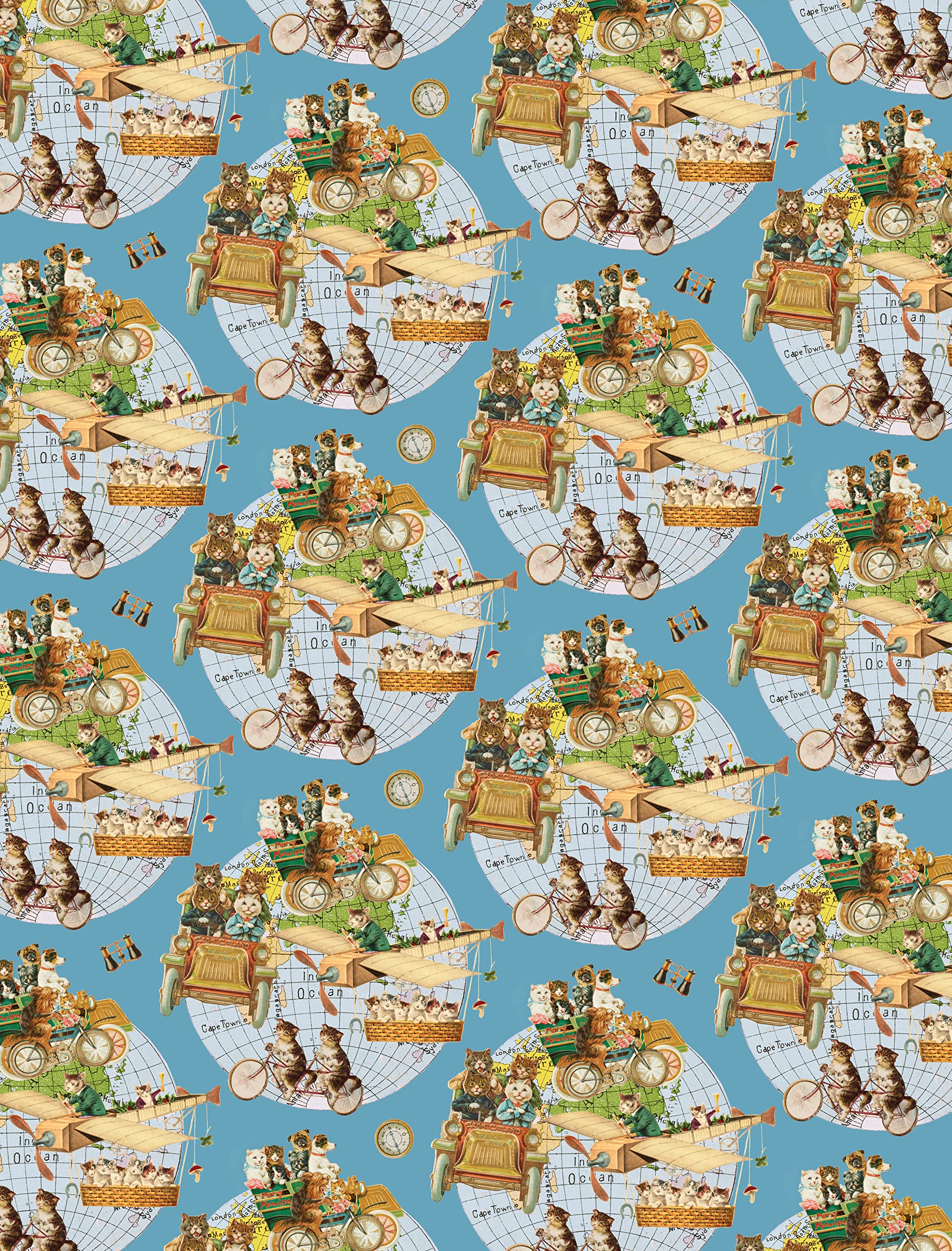 Cynthia Hart's Victoriana Cats: 12 Wrapping Papers and Gift Tags - 2