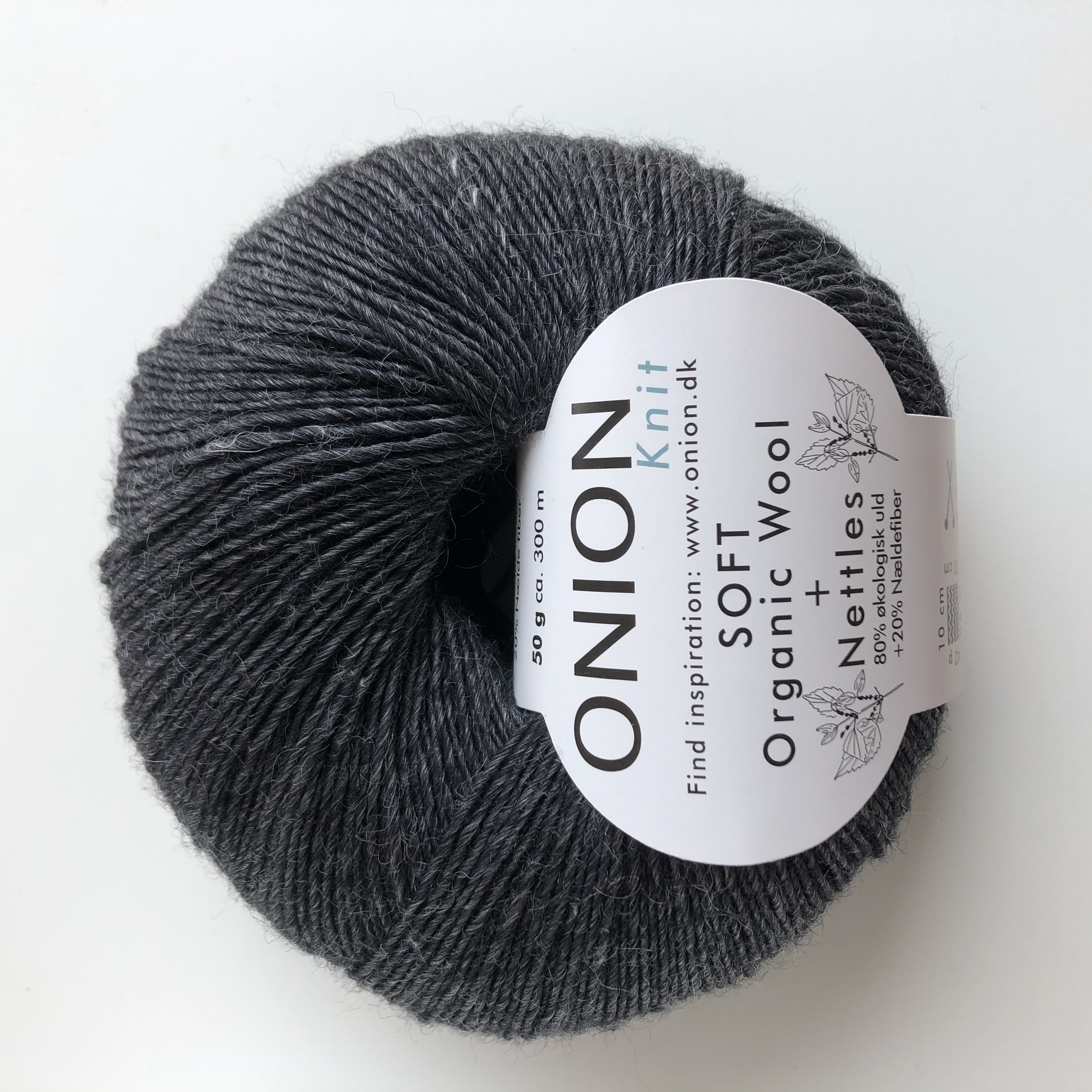 Soft - Ekologisk Ull & Nässelfiber, 1502 Koksgrå