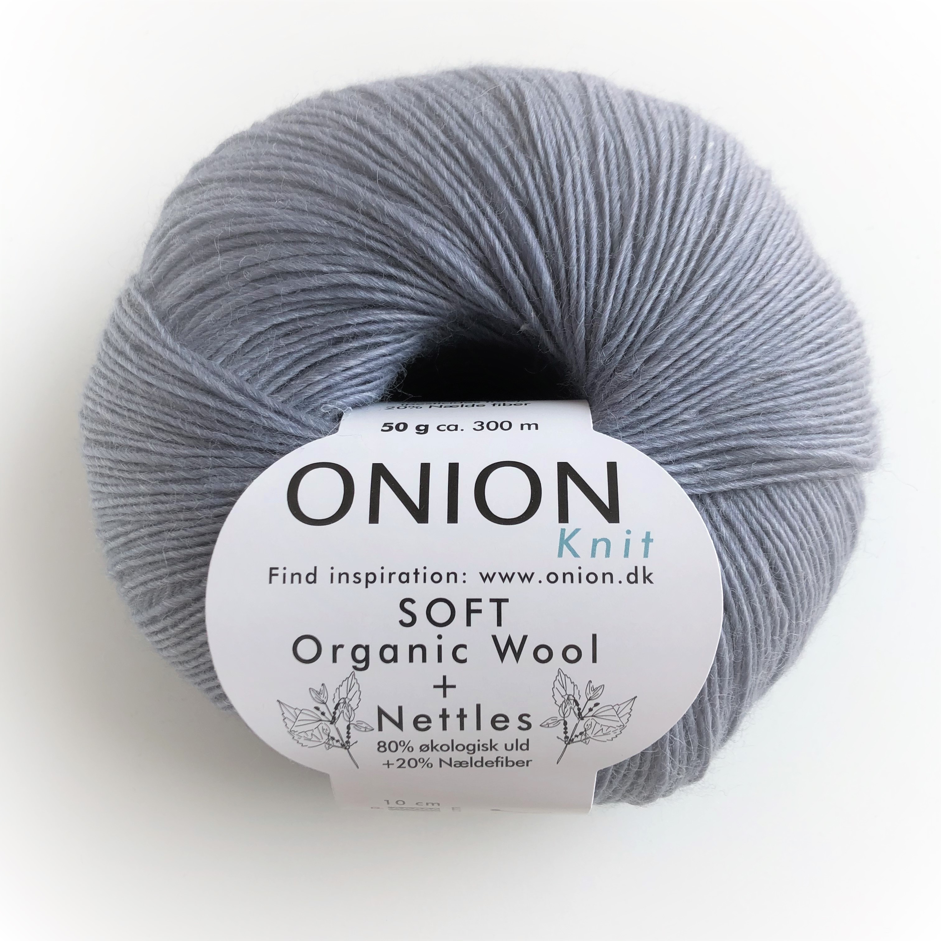 Soft - Ekologisk Ull & Nässelfiber, 1505 Grå