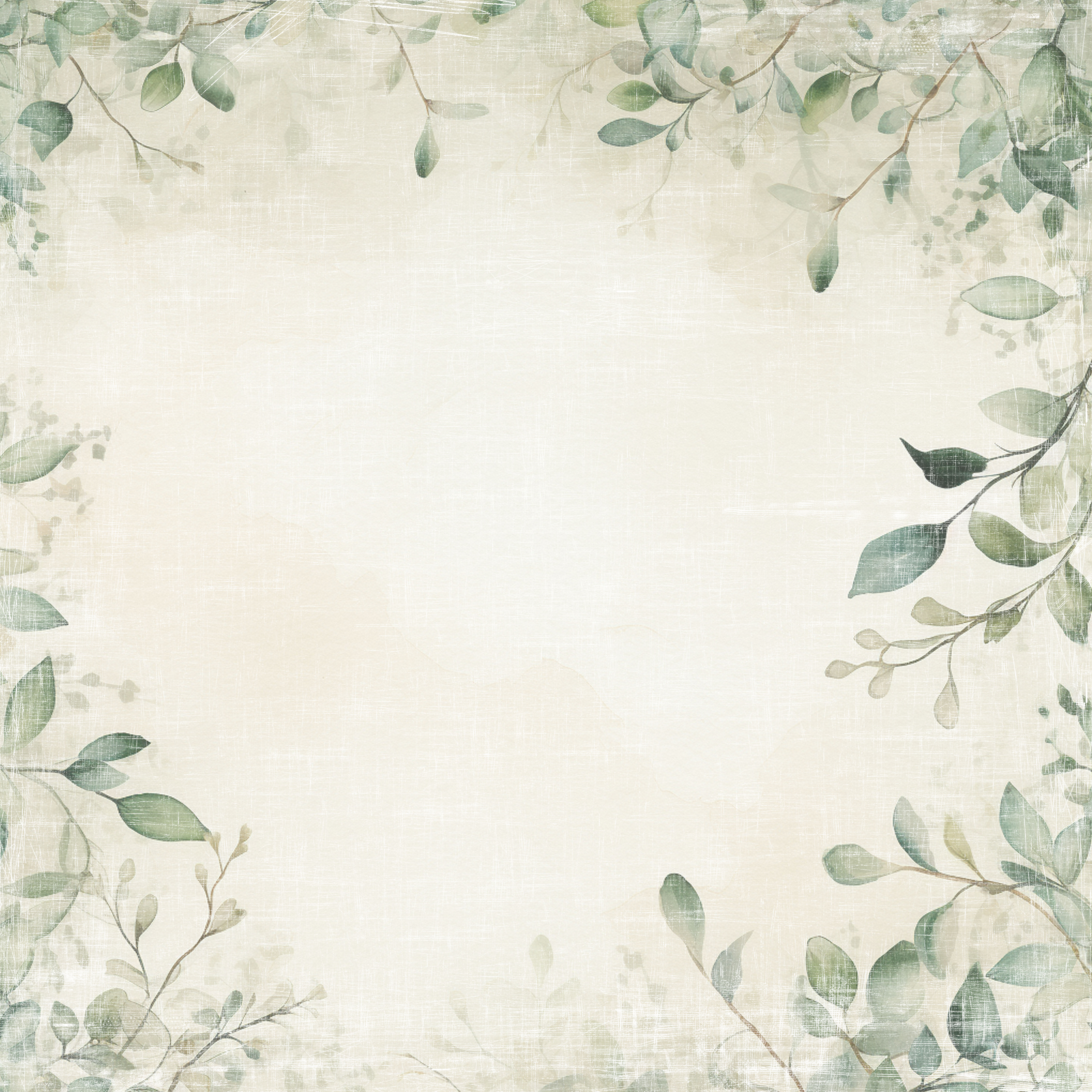 Papper Scrapbooking Reprint - Wedding Collection - Leaves