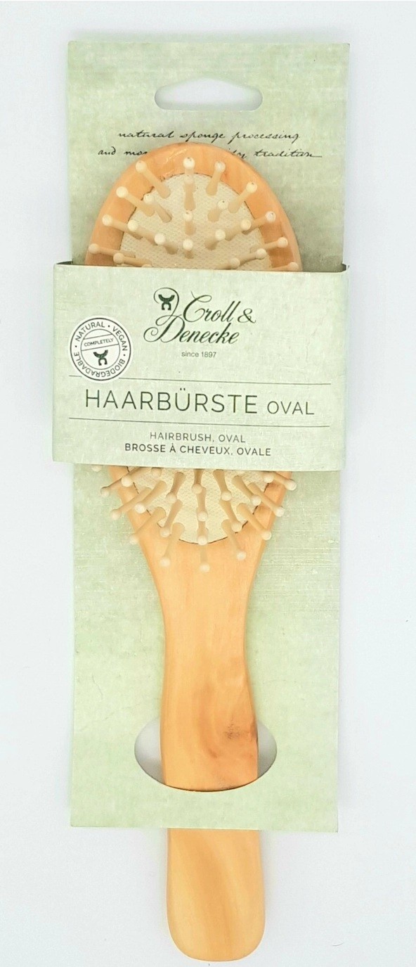 Croll & Denecke Oval Hårborste i Trä - 4