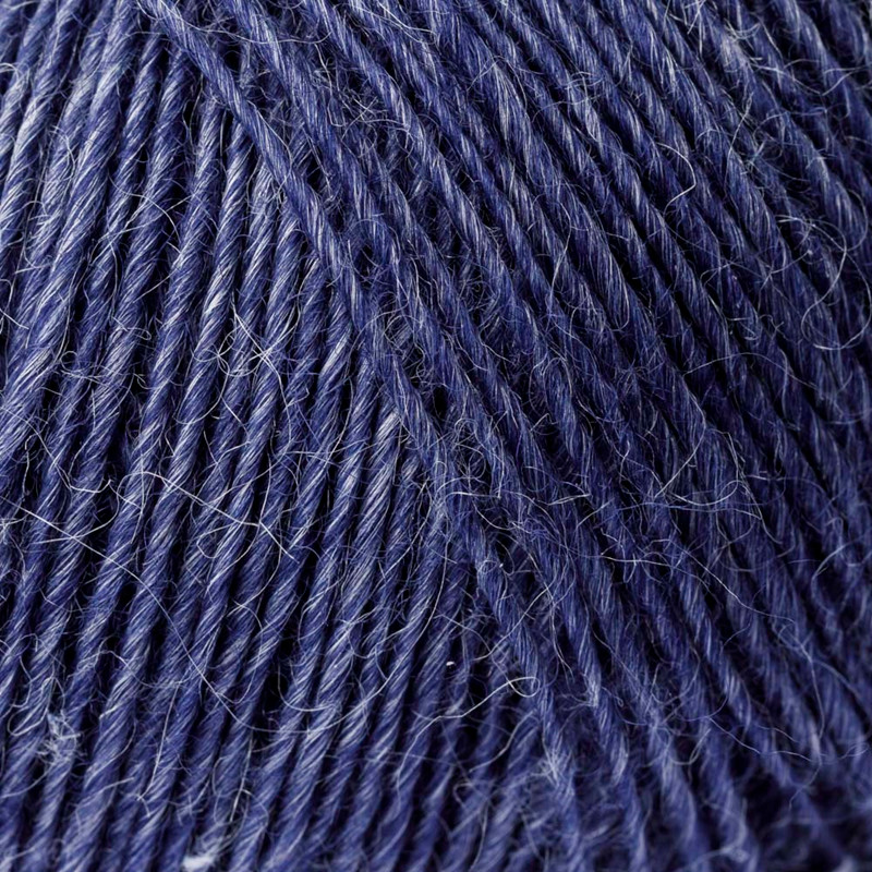 Soft - Ekologisk Ull & Nässelfiber, 1510 Jeansblå
