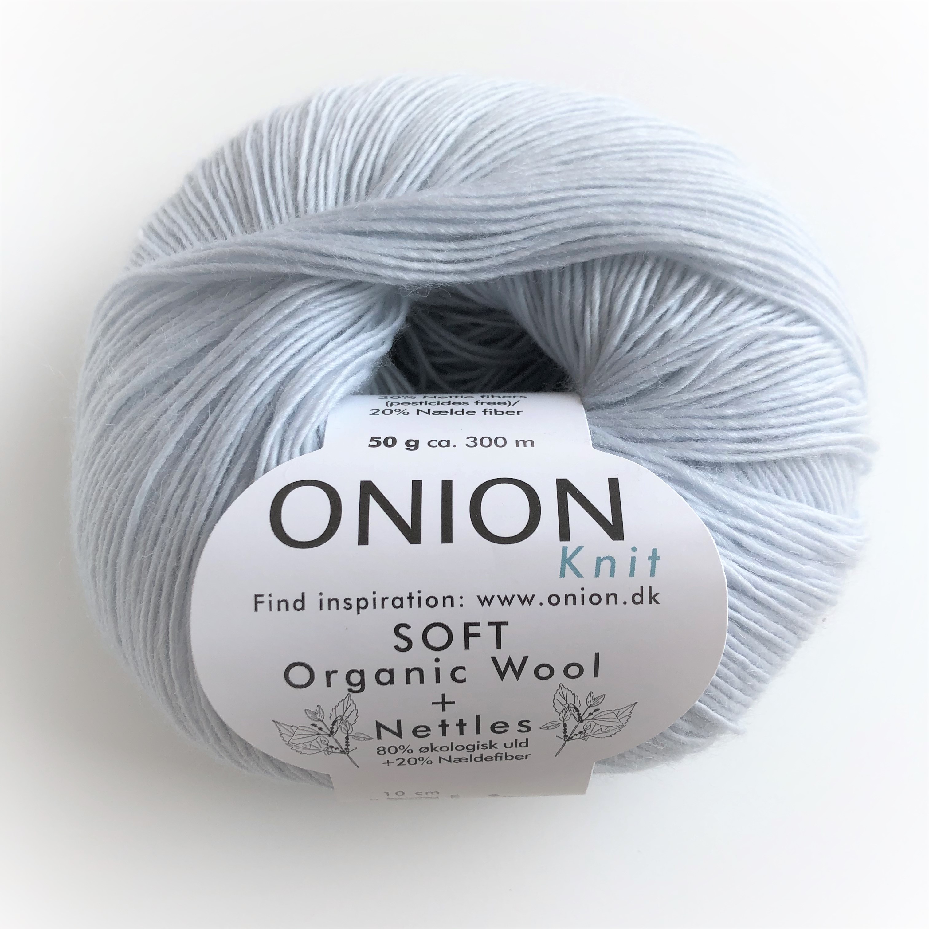 Soft - Ekologisk Ull & Nässelfiber, 1506 Ljusgrå