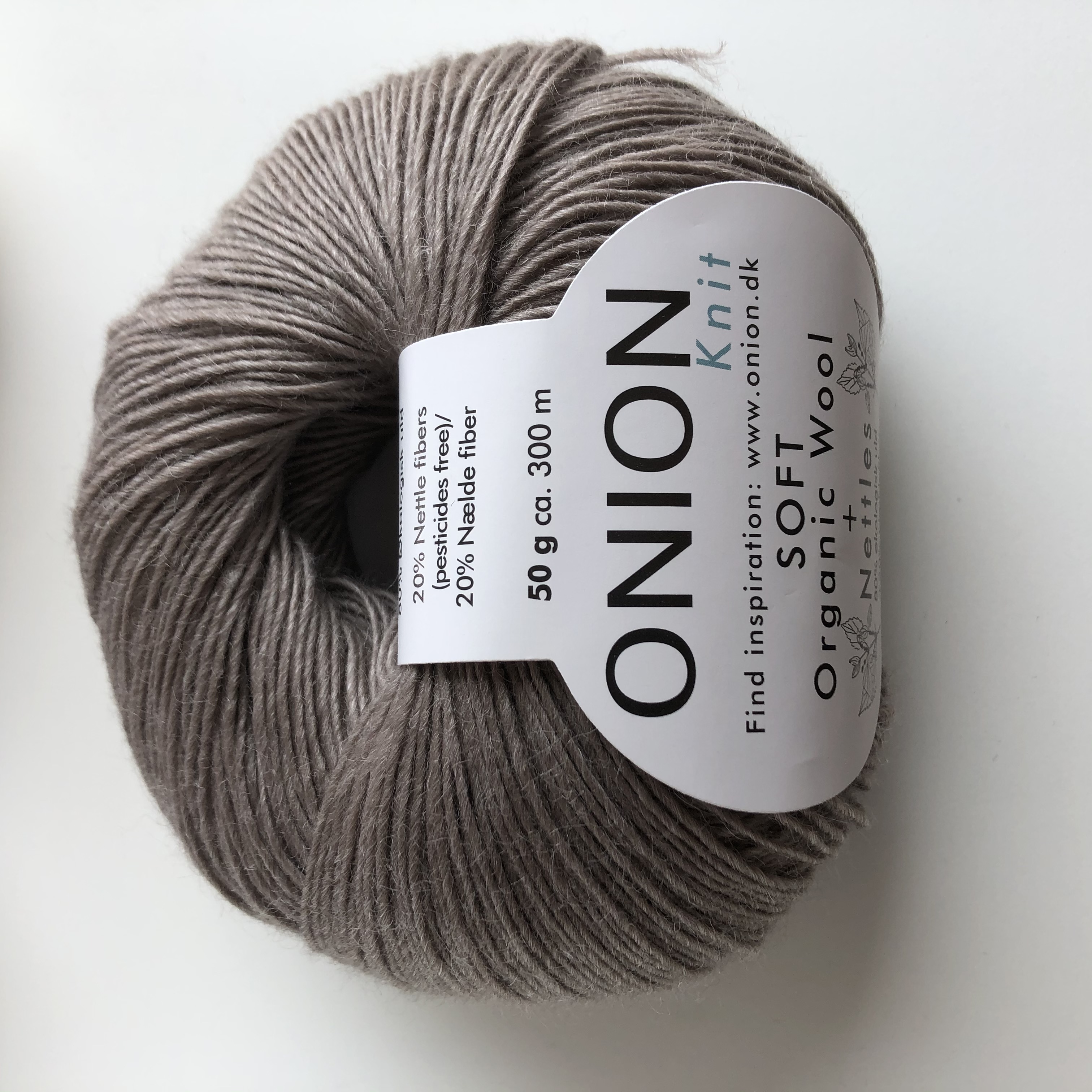 Soft - Ekologisk Ull & Nässelfiber, 1503 Pudder (Brun)