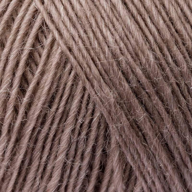 Soft - Ekologisk Ull & Nässelfiber, 1503 Pudder (Brun)