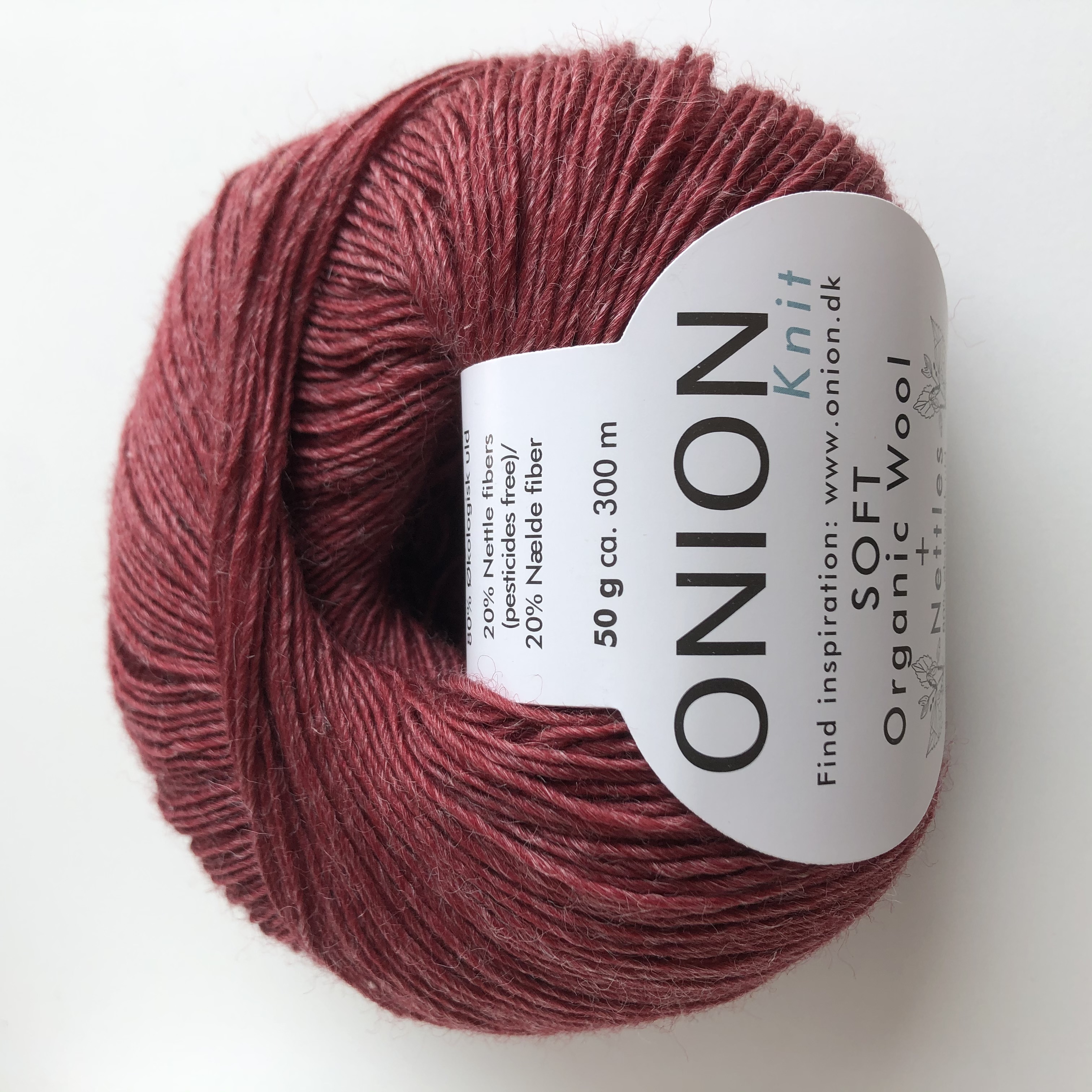 Soft - Ekologisk Ull & Nässelfiber, 1508 Röd