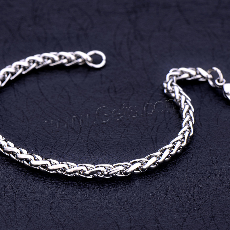 316L rostfritt stål Armband 5MMX20CM  - 4