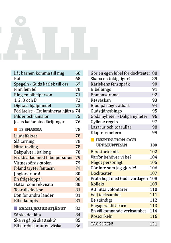 100 kreativa tips - Att ge vidare sin tro till barnen - 3