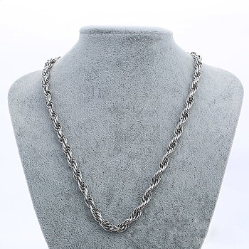 Stainless steel necklace   7mm-550mm